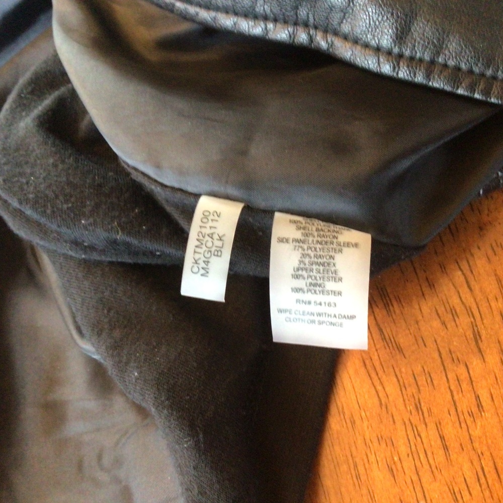 Womens motorcycle style jacket
